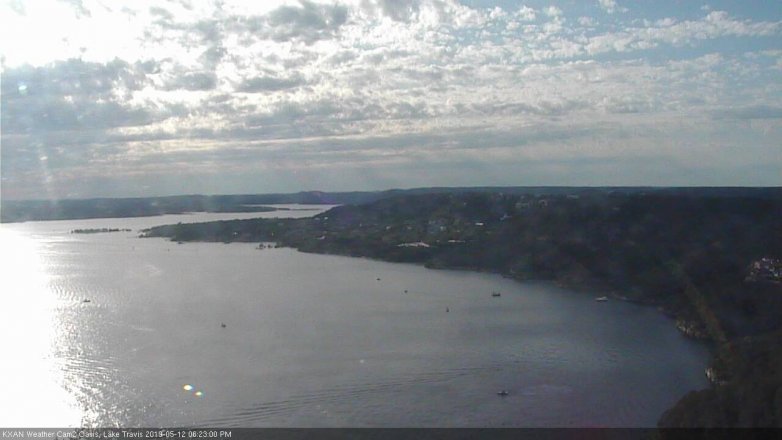 Lake Travis webcam, May 12, 2019 5:25 PM CT