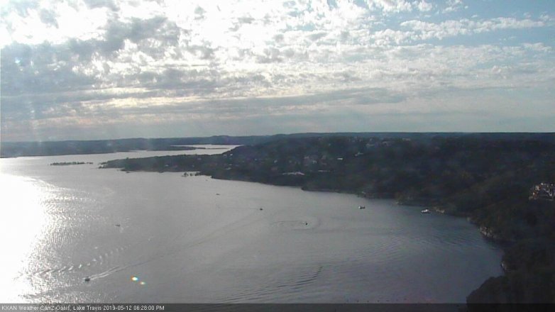 Lake Travis webcam, May 12, 2019 5:30 PM CT