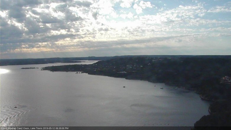 Lake Travis webcam, May 12, 2019 5:40 PM CT