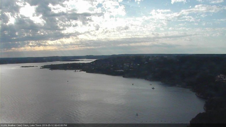 Lake Travis webcam, May 12, 2019 5:45 PM CT