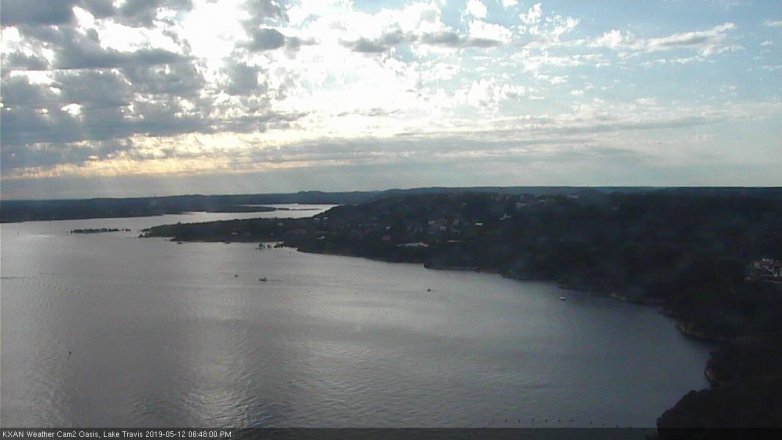 Lake Travis webcam, May 12, 2019 5:50 PM CT