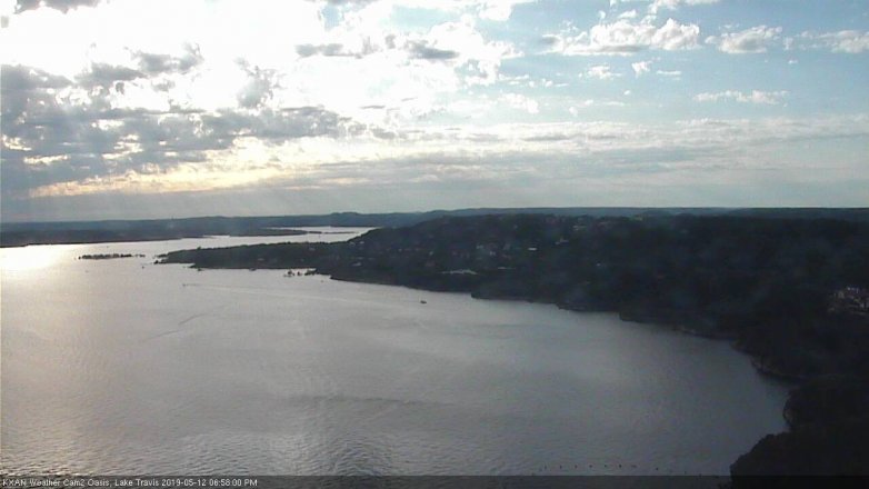 Lake Travis webcam, May 12, 2019 6:00 PM CT