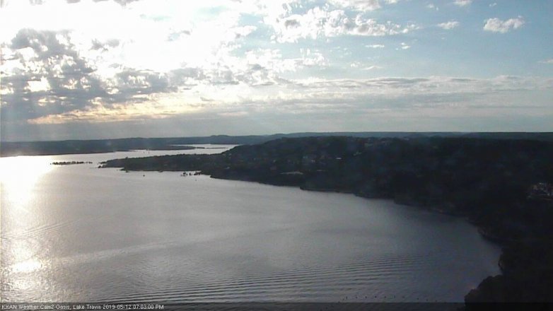 Lake Travis webcam, May 12, 2019 6:05 PM CT