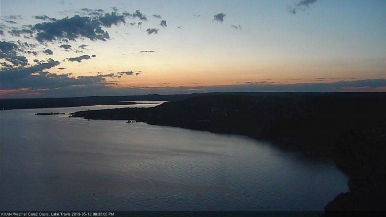 Lake Travis webcam, May 12, 2019 7:35 PM CT