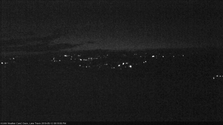 Lake Travis webcam, May 12, 2019 8:20 PM CT