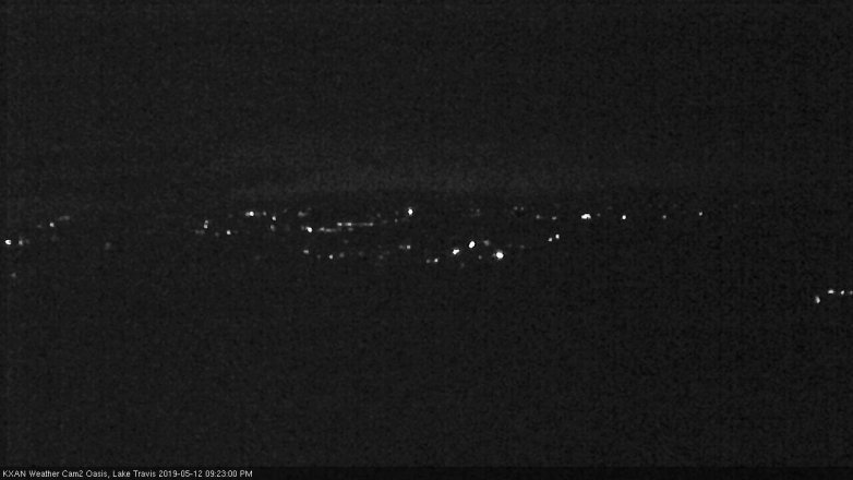 Lake Travis webcam, May 12, 2019 8:25 PM CT