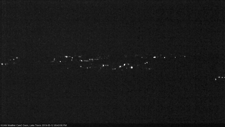 Lake Travis webcam, May 12, 2019 8:45 PM CT