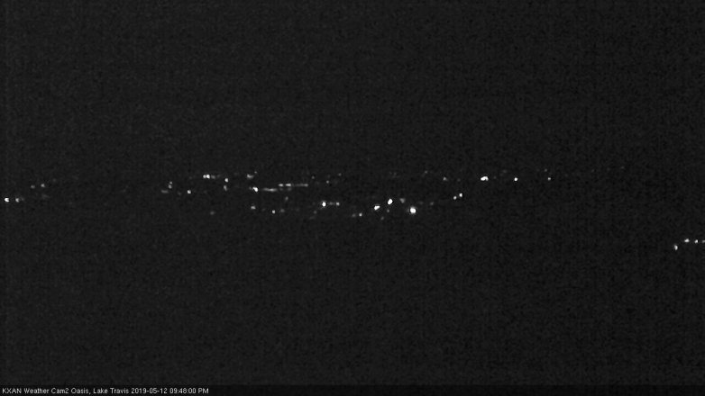 Lake Travis webcam, May 12, 2019 8:50 PM CT