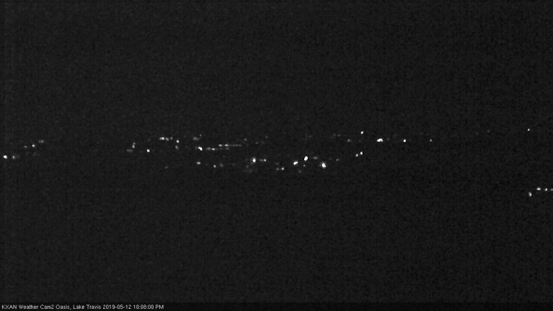 Lake Travis webcam, May 12, 2019 9:10 PM CT