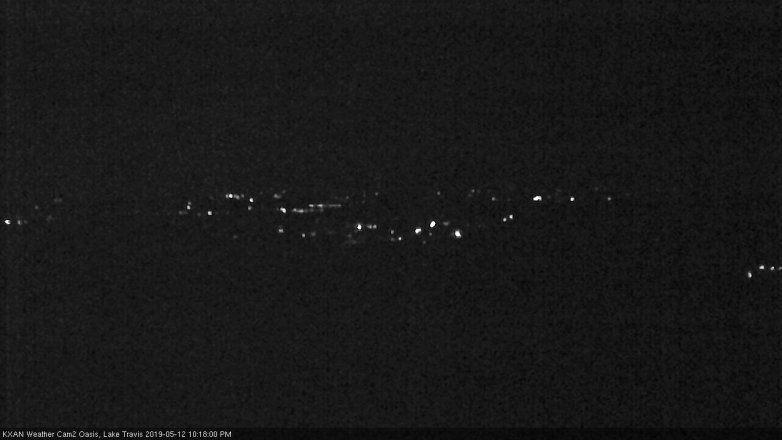 Lake Travis webcam, May 12, 2019 9:20 PM CT