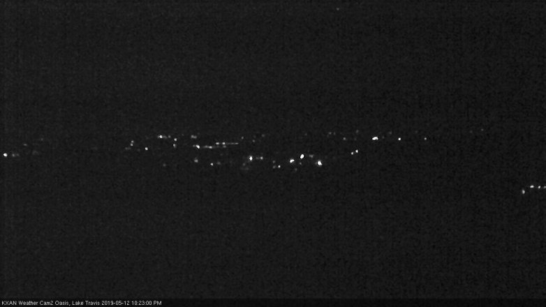 Lake Travis webcam, May 12, 2019 9:25 PM CT