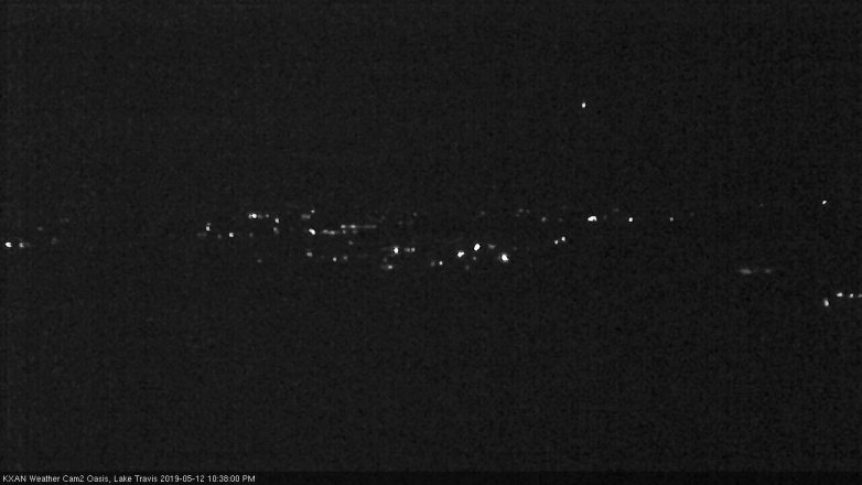 Lake Travis webcam, May 12, 2019 9:40 PM CT