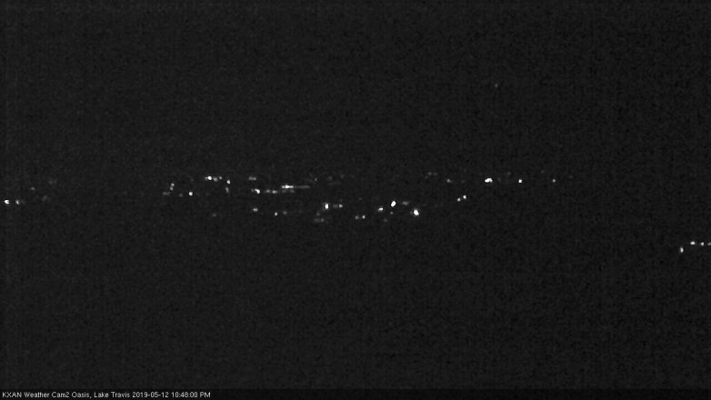 Lake Travis webcam, May 12, 2019 9:50 PM CT