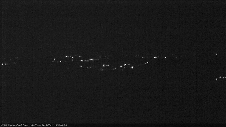 Lake Travis webcam, May 12, 2019 9:55 PM CT