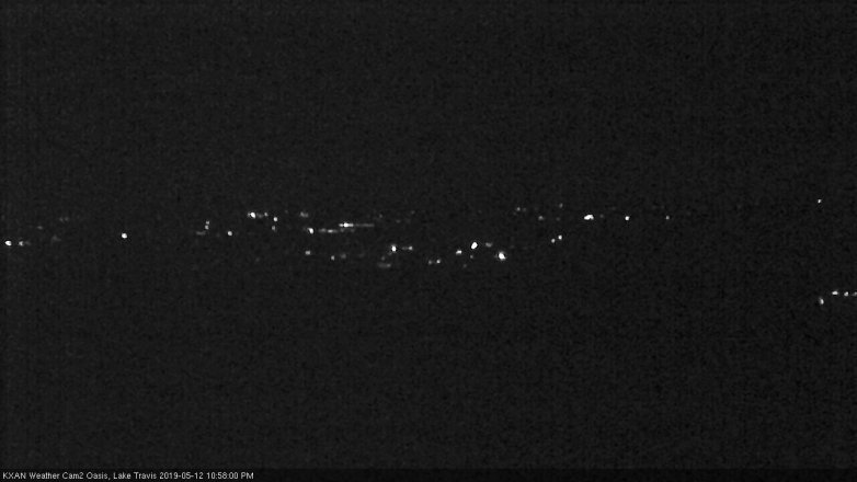 Lake Travis webcam, May 12, 2019 10:00 PM CT