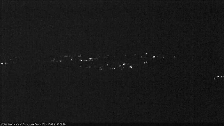 Lake Travis webcam, May 12, 2019 10:15 PM CT