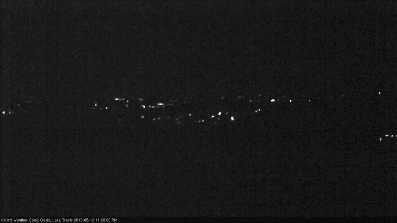 Lake Travis webcam, May 12, 2019 10:30 PM CT