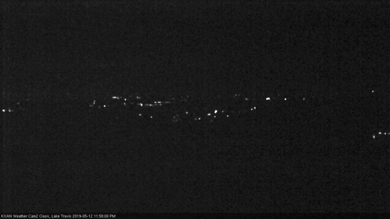 Lake Travis webcam, May 12, 2019 11:00 PM CT