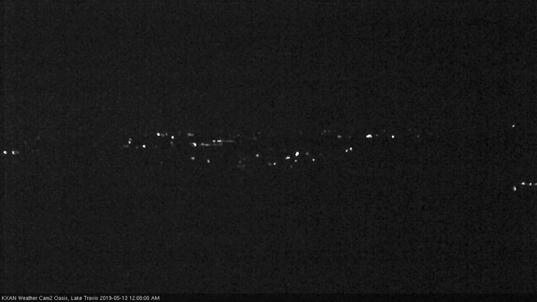 Lake Travis webcam, May 12, 2019 11:10 PM CT