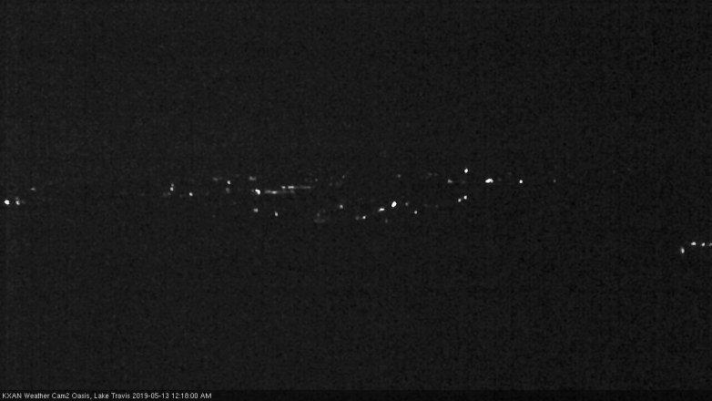 Lake Travis webcam, May 12, 2019 11:20 PM CT