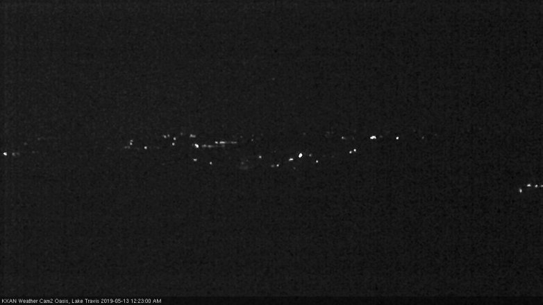 Lake Travis webcam, May 12, 2019 11:25 PM CT