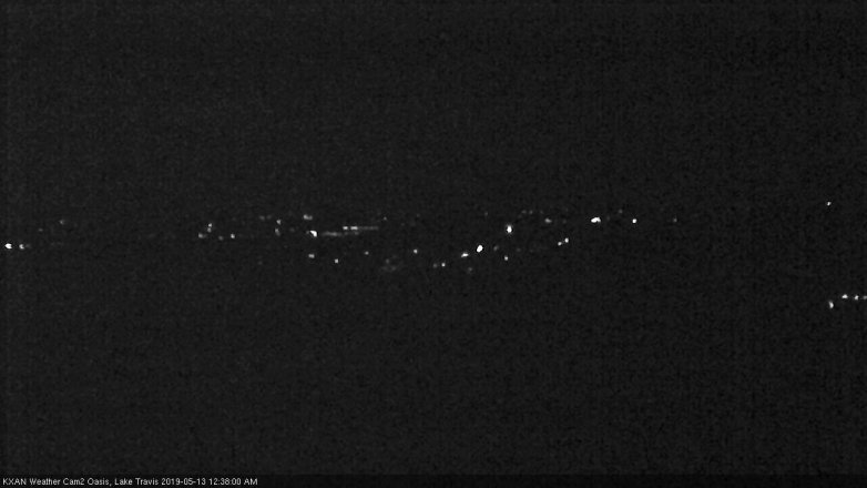 Lake Travis webcam, May 12, 2019 11:40 PM CT