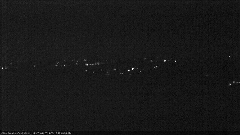 Lake Travis webcam, May 12, 2019 11:45 PM CT