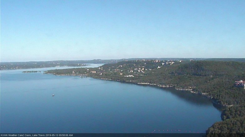Lake Travis webcam, May 13, 2019 9:00 AM CT