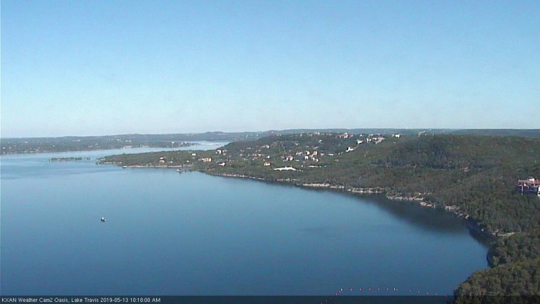 Lake Travis webcam, May 13, 2019 9:20 AM CT
