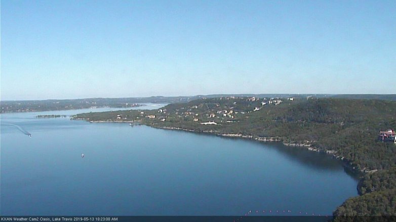 Lake Travis webcam, May 13, 2019 9:25 AM CT