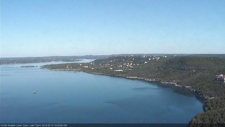 Lake Travis webcam, May 13, 2019 9:30 AM CT