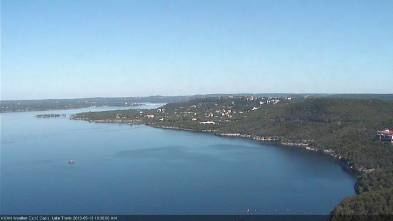Lake Travis webcam, May 13, 2019 9:40 AM CT