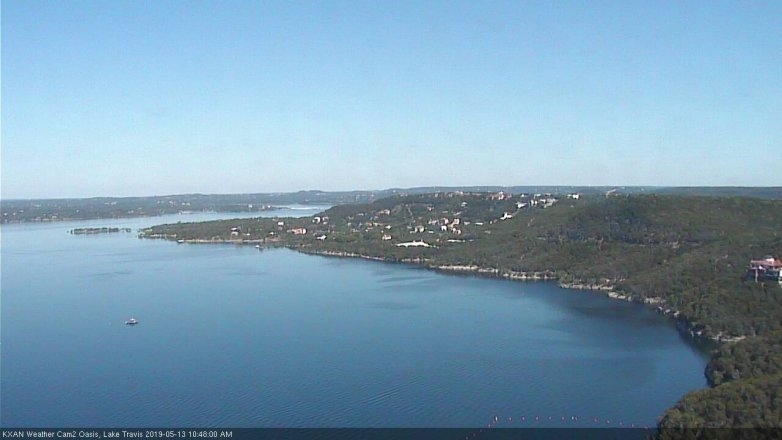 Lake Travis webcam, May 13, 2019 9:50 AM CT