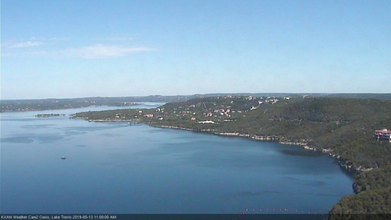 Lake Travis webcam, May 13, 2019 10:10 AM CT