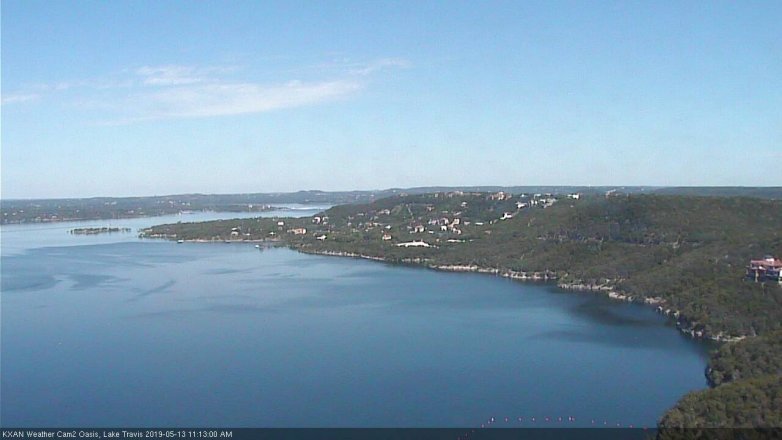 Lake Travis webcam, May 13, 2019 10:15 AM CT