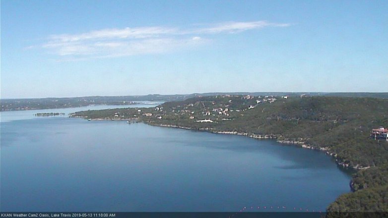 Lake Travis webcam, May 13, 2019 10:20 AM CT