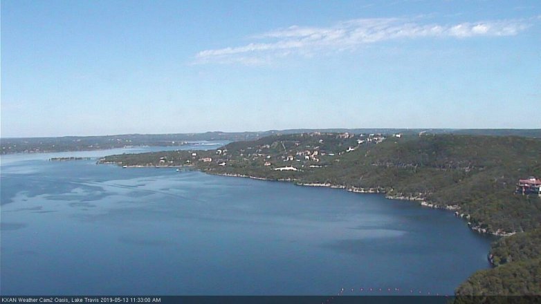 Lake Travis webcam, May 13, 2019 10:35 AM CT