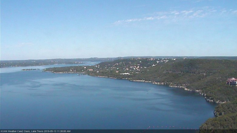 Lake Travis webcam, May 13, 2019 10:40 AM CT