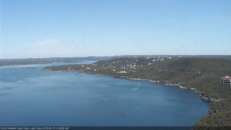 Lake Travis webcam, May 13, 2019 10:50 AM CT