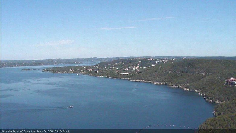 Lake Travis webcam, May 13, 2019 10:55 AM CT