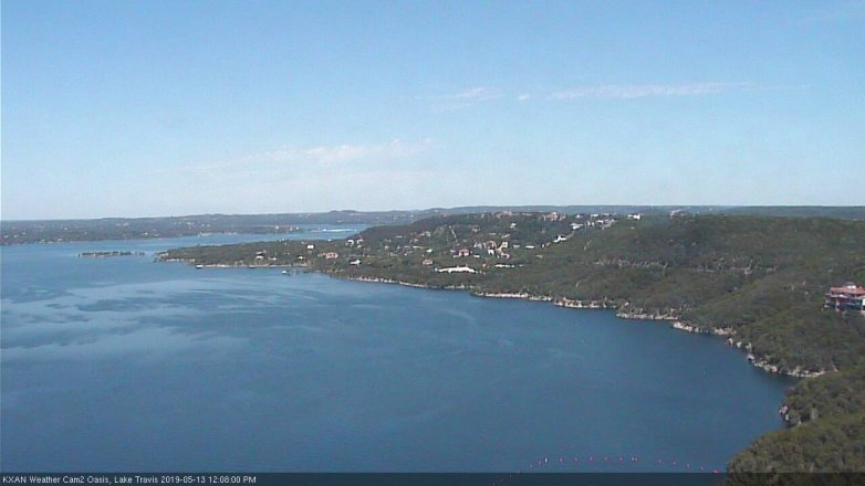 Lake Travis webcam, May 13, 2019 11:10 AM CT