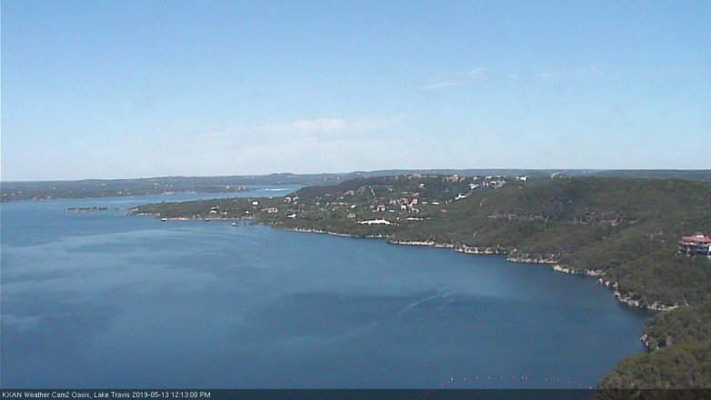 Lake Travis webcam, May 13, 2019 11:15 AM CT