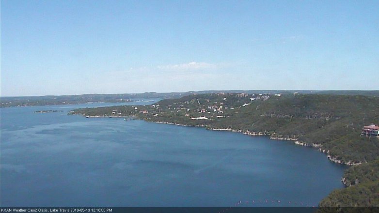 Lake Travis webcam, May 13, 2019 11:20 AM CT