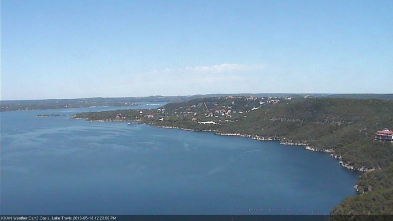 Lake Travis webcam, May 13, 2019 11:25 AM CT