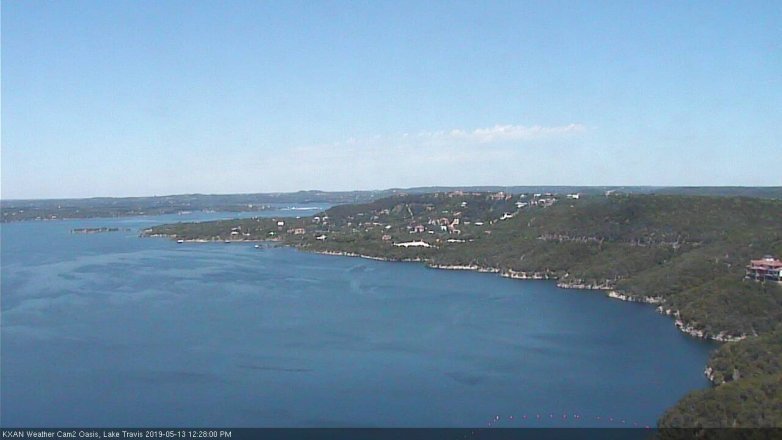 Lake Travis webcam, May 13, 2019 11:30 AM CT
