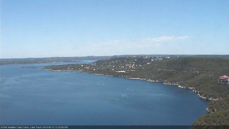 Lake Travis webcam, May 13, 2019 11:35 AM CT