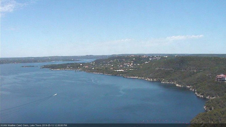Lake Travis webcam, May 13, 2019 11:40 AM CT