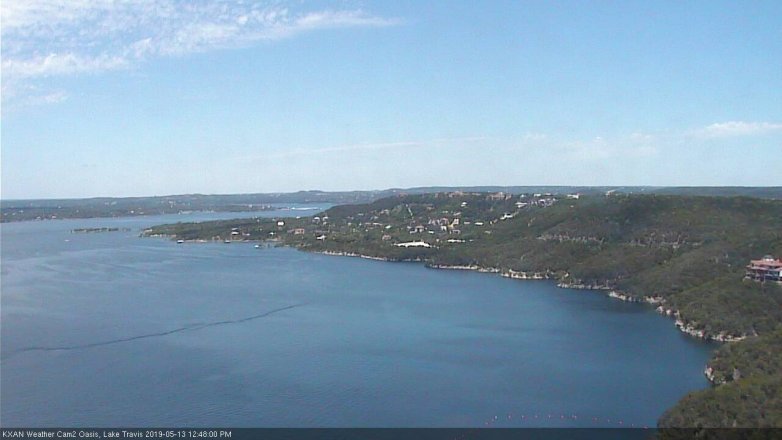 Lake Travis webcam, May 13, 2019 11:50 AM CT