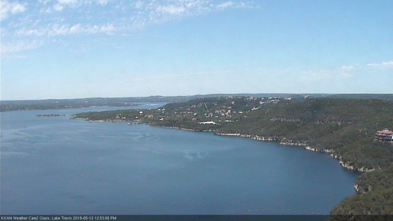 Lake Travis webcam, May 13, 2019 11:55 AM CT