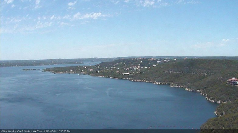 Lake Travis webcam, May 13, 2019 12:00 PM CT